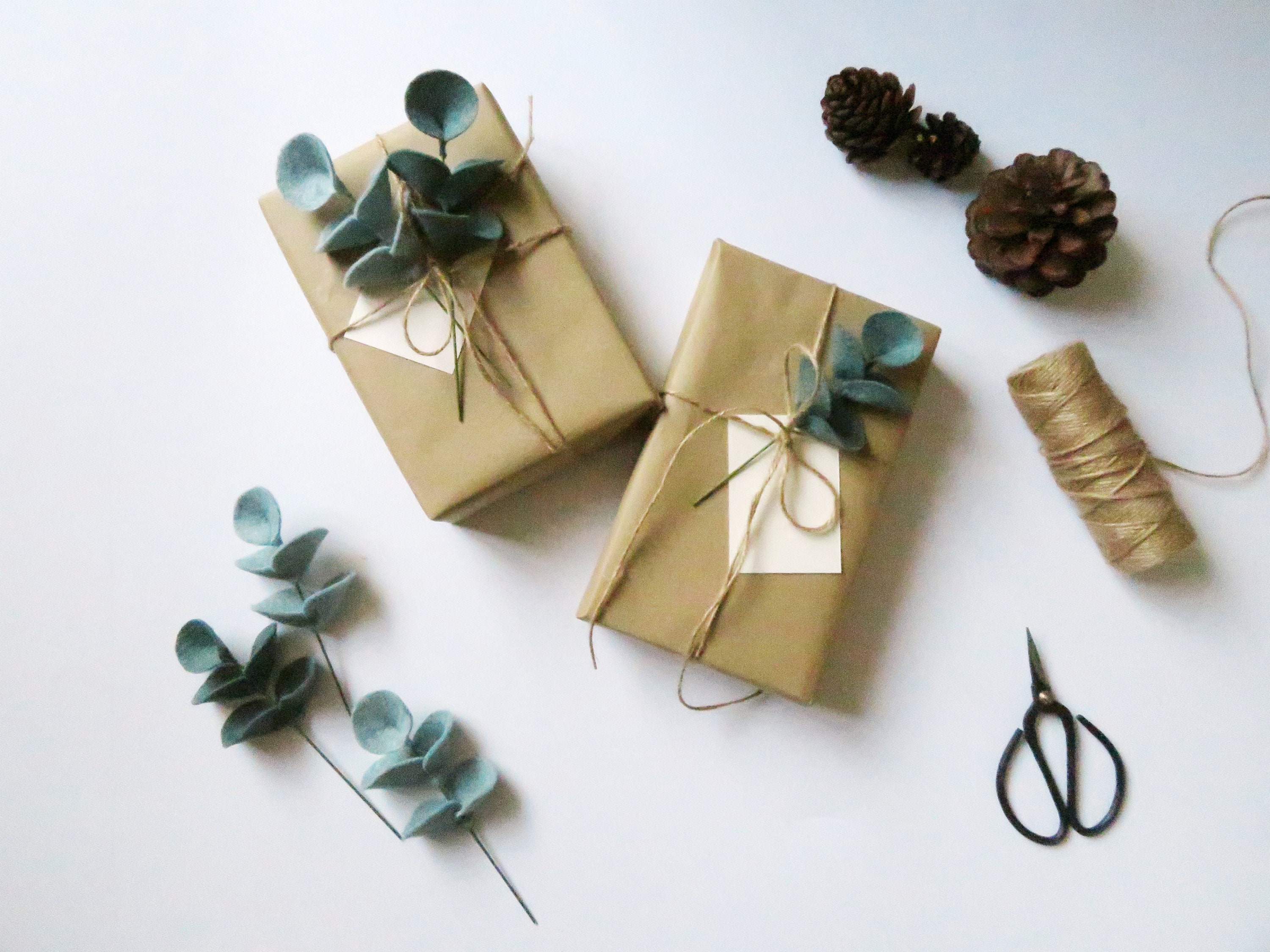 Eucalyptus Décor Wrapping Add On Artificial Greenery A Pair Etsy UK