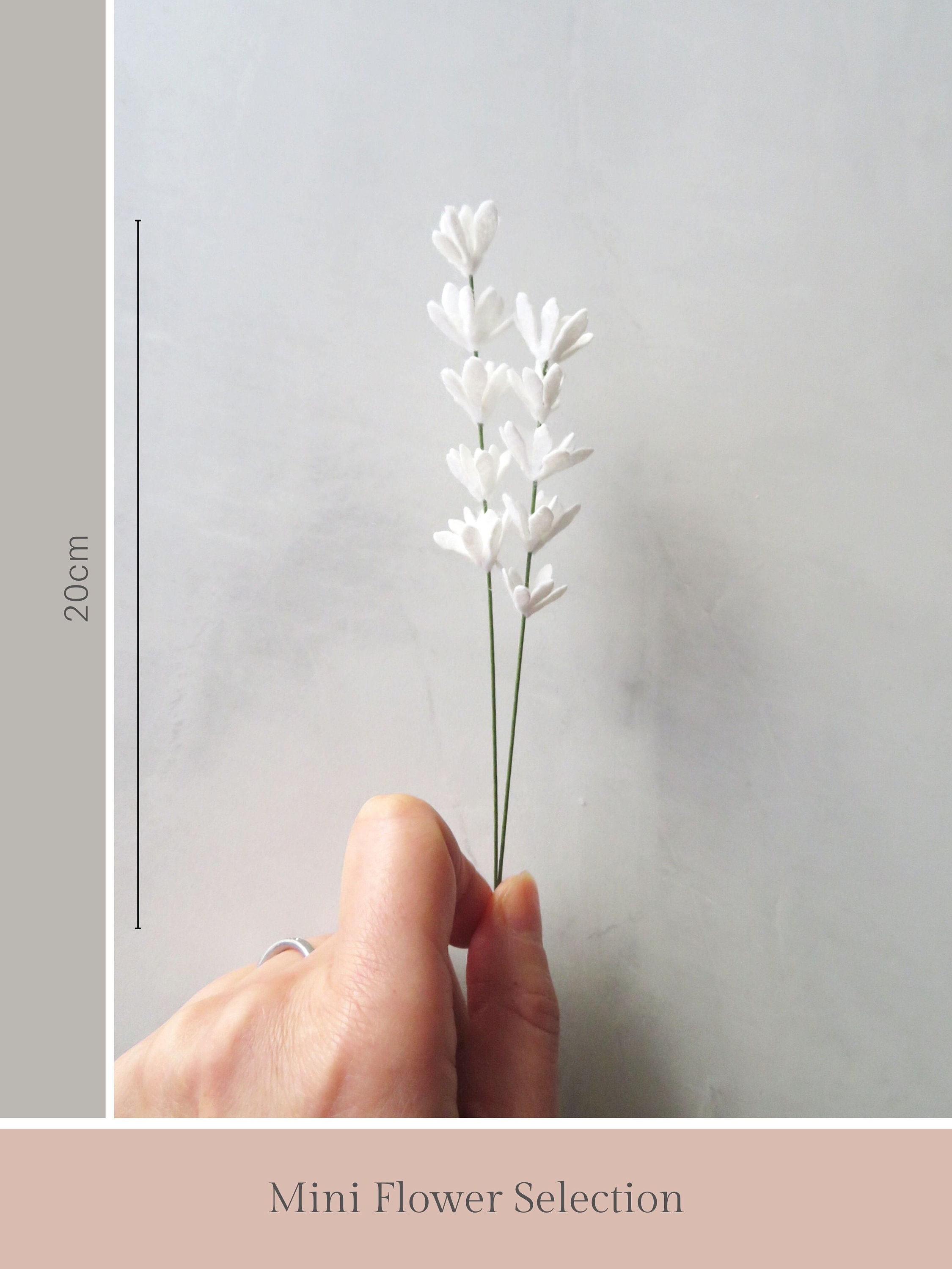 Mini Feutre Bouquet de Lavande Blanche, Faveurs Mariage Pour Les Invités, Lavande, Serez-Vous Mon Ca