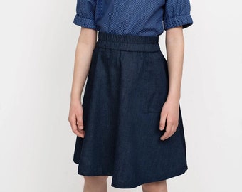 Schnittmuster - The Assembly Line - Elastic Waist Skirt Mini 3-10 Jahre