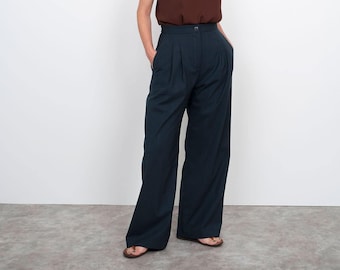 Patron de couture - Femme - La chaîne de montage - Pantalon taille haute XS-L ou XL-3XL