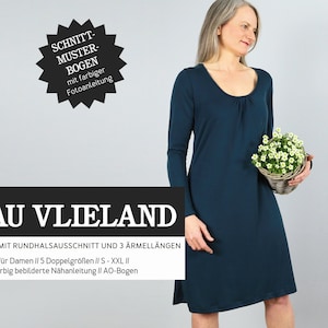 Schnittmuster Damen Schnittreif Frau Vlieland Kleid Bild 1