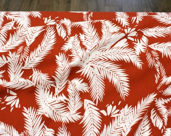 Viskose // Palm Leaves Red