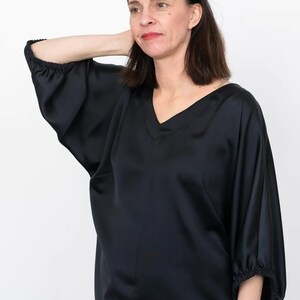 Schnittmuster The Assembly Line V-Neck Cuff Top XS-L oder XL-3XL Bild 2