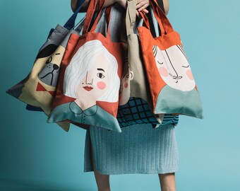 Bolsos tote // bolsos de transporte // Spira // varios motivos