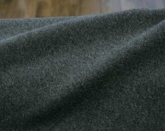 ORGANIC Fleece - Cotton - Dark Grey Mottled