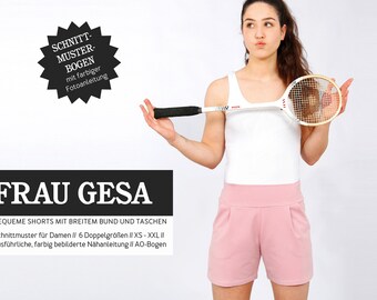 Motif de coupe - Dames - Prêt à la coupe - Mme Gesa - Shorts