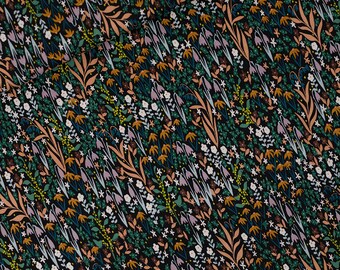 Viscose - Woven fabric - SYAS - Tiny Flowers - Black