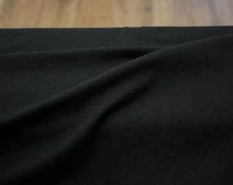 ORGANIC jersey - cotton - plain black