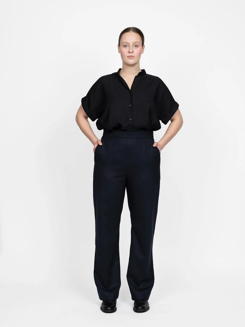 Schnittmuster Damen The Assembly Line Regular FitTrousers XS-L oder XL-3XL Bild 1