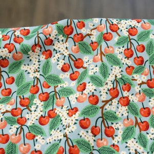Poplin // Rifle Paper Co. // Cherry Blossom // Light Blue