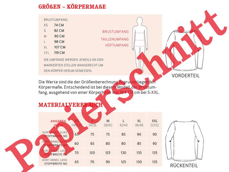 Schnittmuster Damen Schnittreif Frau Marlene Shirt Bild 4