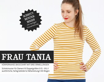 Sewing Pattern - Women - Cut Tire - Mrs. Tania - Body-like Basicshirt