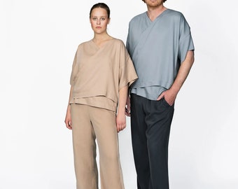 Schnittmuster // The Assembly Line // Unisex Wrap Top or Dress XS-L oder XL-3XL