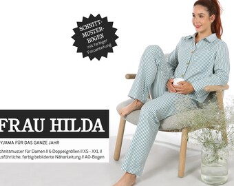 Sewing pattern - women - ready to cut - Mrs. Hilda - pajamas