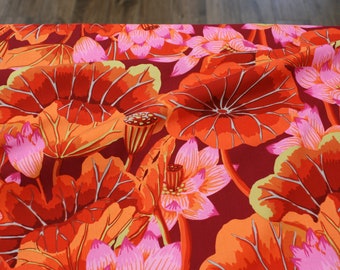 Woven fabric - Cotton - Kaffe Fassett - Lake Blossom - Red