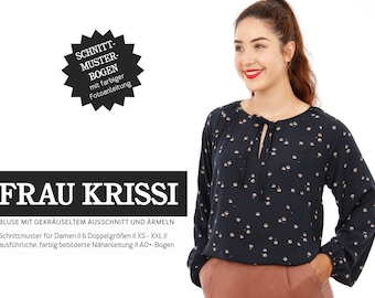 Pattern - Women - Ready for Cutting - Woman Krissi - Blouse