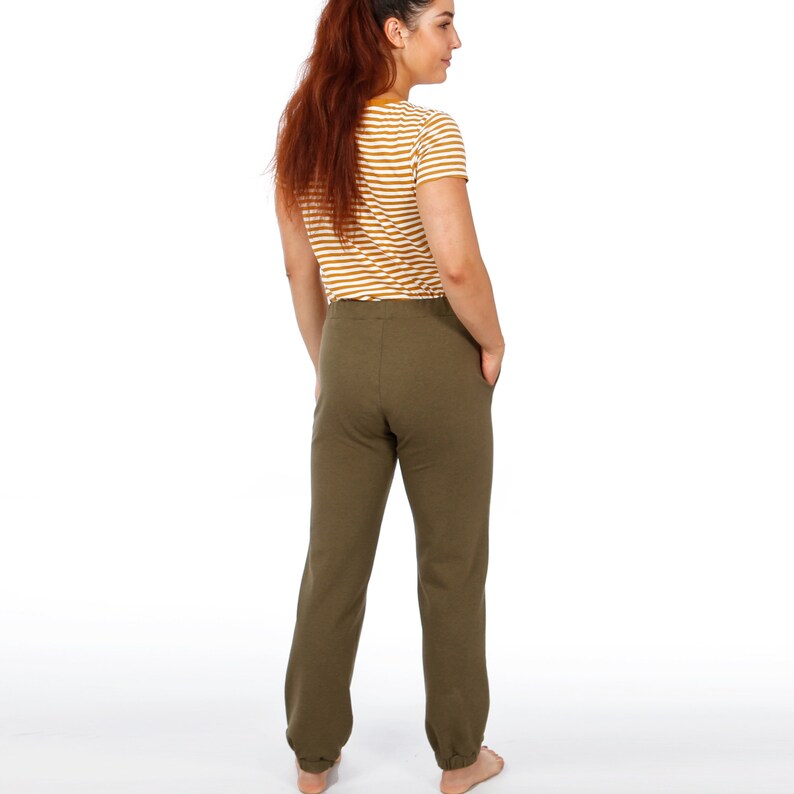 Patrón de costura Mujer Listo para cortar Mujer Jojo Pantalones jogging imagen 5