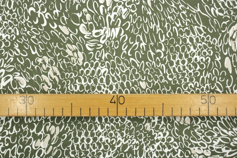 Tissu en coton avec élasthanne // gribouillis image 5