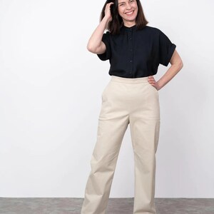 Schnittmuster Damen The Assembly Line Regular FitTrousers XS-L oder XL-3XL Bild 3