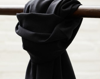 TENCEL™ Soft Stretch Twill - Incontra il Latte - Nero