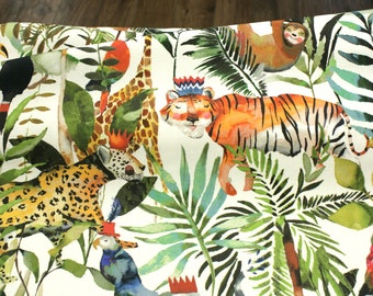 Webstoff - Baumwolle - Interiorstoff - King of the Jungle