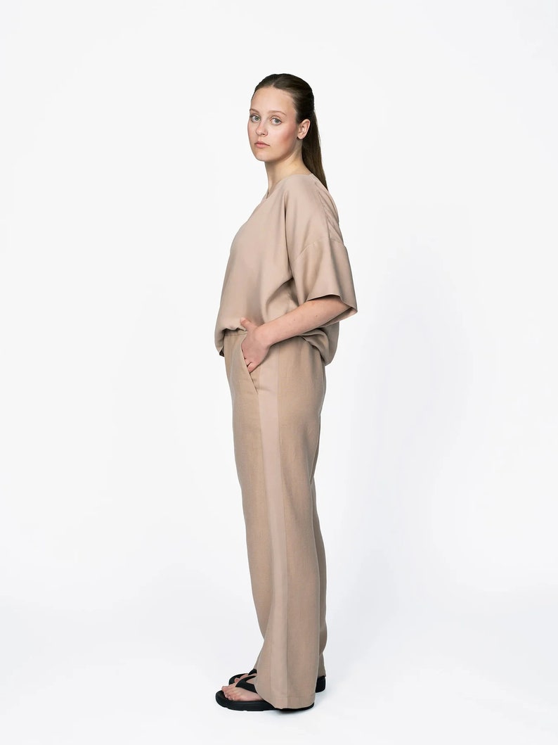 Sewing pattern // The Assembly Line // Pull On Trousers XS-L or XL-3XL image 8