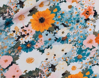 French Terry // SYAS // Flower Painting