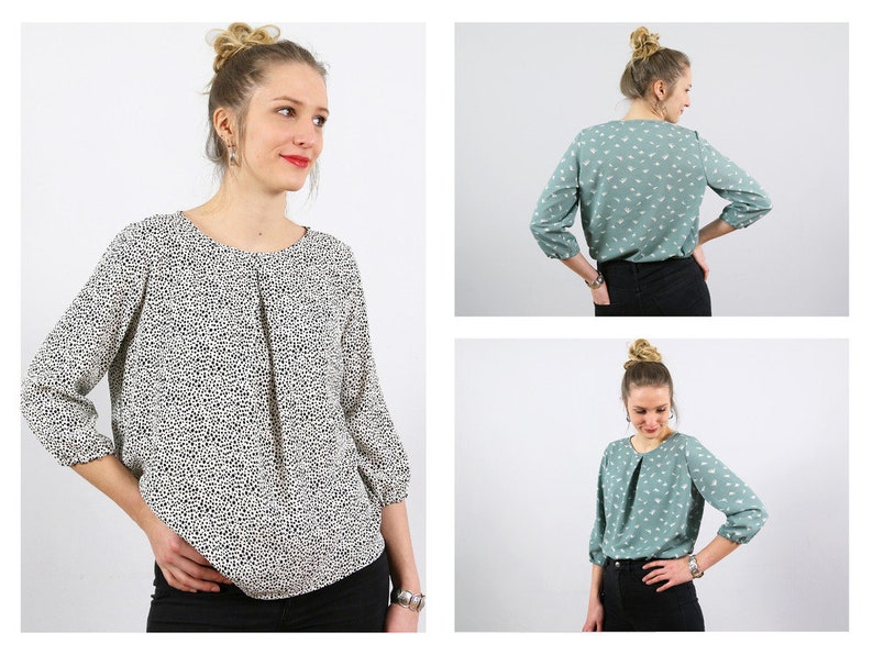 Pattern-women-cut ripe-woman Suki-top image 2