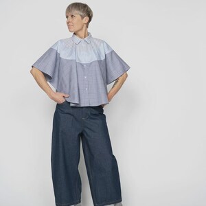 Sewing pattern // The Assembly Line // Poncho Shirt XS-3XL