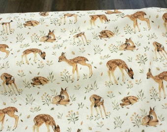 Webstoff - Baumwolle - Dear Stella - Deer - Creme