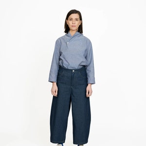 Sewing Pattern // The Assembly Line // Barrel-Leg Trousers XS-L or XL-3XL image 1