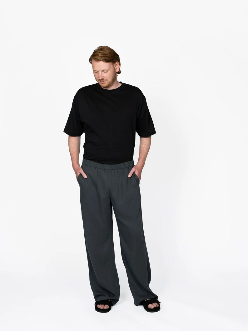 Sewing pattern // The Assembly Line // Pull On Trousers XS-L or XL-3XL image 6