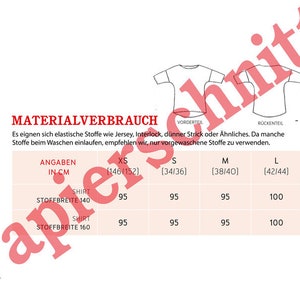 Schnittmuster Damen Schnittreif Frau Karla Shirt Bild 3