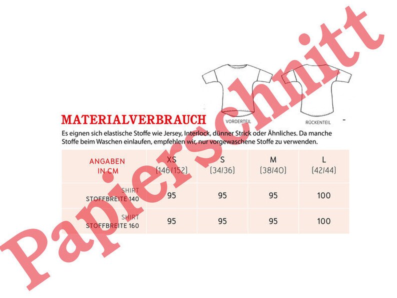 Schnittmuster Damen Schnittreif Frau Karla Shirt Bild 3