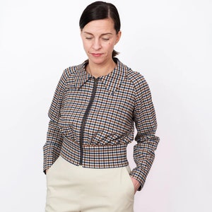 Sewing Pattern Women The Assembly Line Cropped Jacket XS-L or XL-3XL image 4