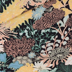 EcoVero viscose // SYAS // Sea Garden // Black
