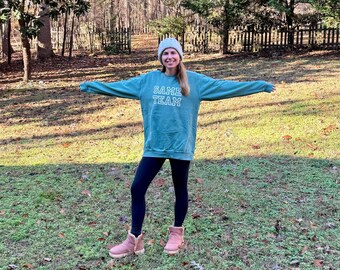 Unisex Extra-Long Crewneck Sweatshirt