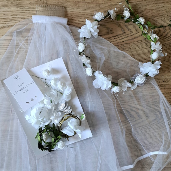 diy bridal headpiece