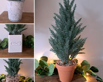 Artificial mini conifer Christmas tree