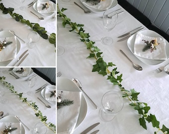 Faux ivy or eucalyptus garlands 180-200cm