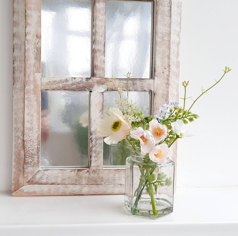 Jam Jar of Pastel Faux Flowers in Faux Water Etsy