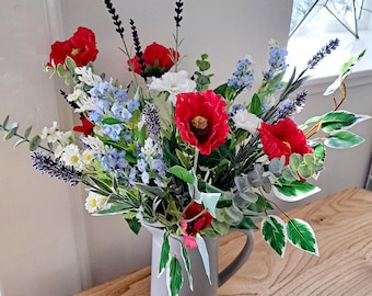 Bouquet of Wildflower style faux flowers