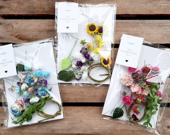 DIY flowercrown kit mixed colours ages 8+ FREE kit with 10 purchased