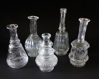 Absinthe Decanters 5 French Glass Decanter French Antique Barware Vintage Carafe Antique French Decanter French Antique Glassware Absinthe Decanters 5 French Glass Decanter French Antique Barware Vintage Carafe Antique French Decanter French Antique Glassware