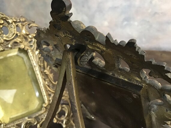 Bronze Picture Frame, French Antique Bronze Frame, Antique Bronze 