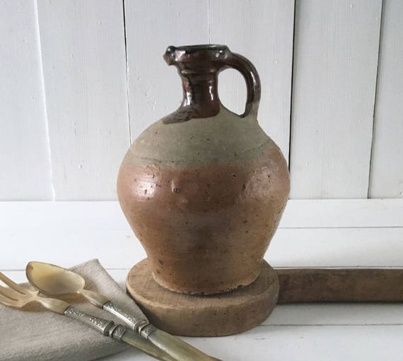 Ancienne cruche en grès 1800 Cruche à huile vintage | Etsy