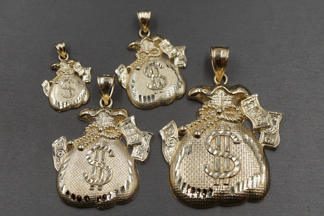 10k Yellow Gold "No Of Days" Charm Pendant - 365, 7, 24 Designs For Men & Women 6 thumbnail image