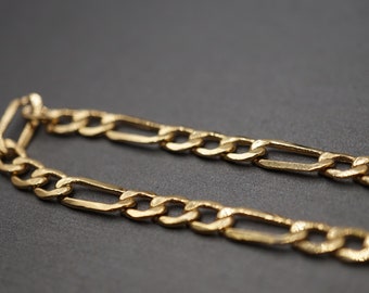 10Kイエローゴールド フィガロチェーンネックレス - 1.80 MM - Etsy 日本