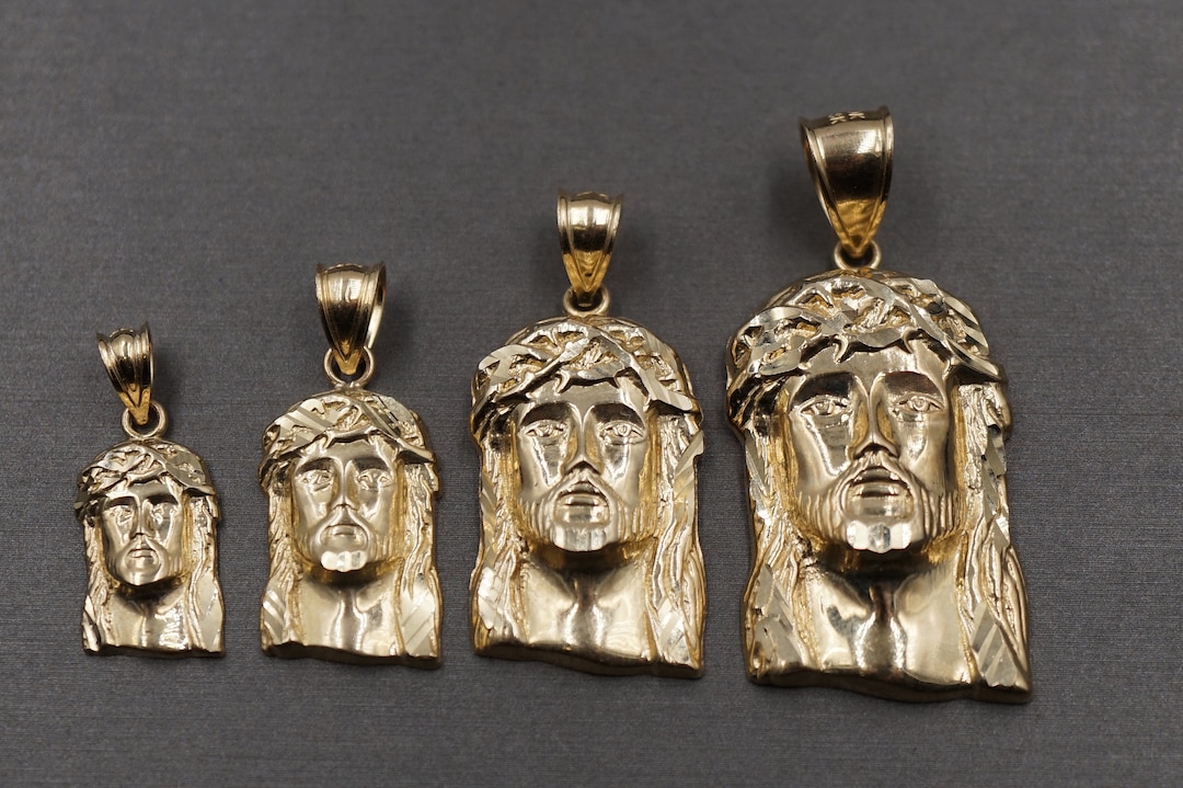 10K Gelbgold Anhänger „Letztes Abendmahl“ – Diamant Geschliffen, Rund, Aus Italien, Mit Zertifikat