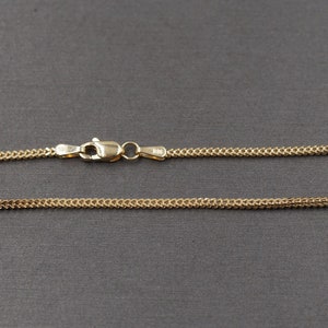 10K Yellow Gold 1.4MM Hollow Light Franco 6&quot; ,  7&quot; , 8&quot; Bracelet. Men Women Children Kid Boy Girl